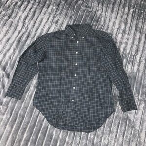 Vintage Lauren Ralph Lauren Green Casual Button Down Shirt